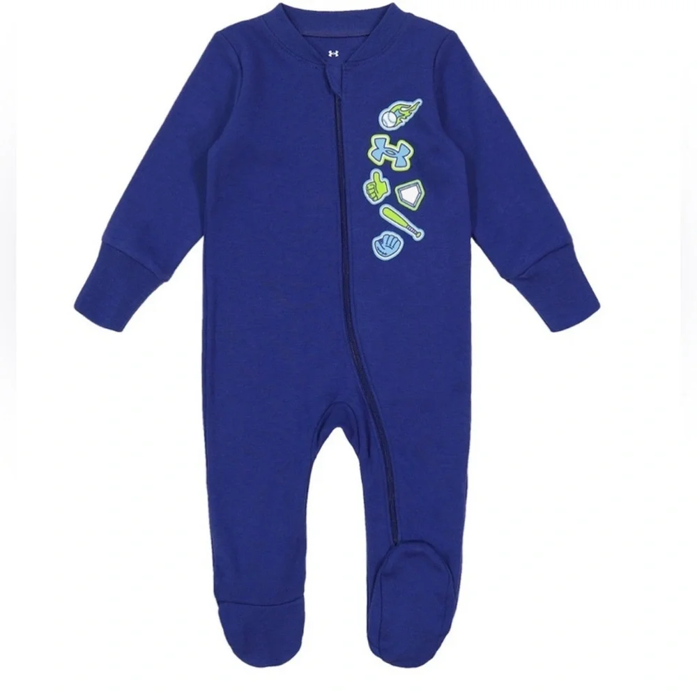 Nike & Under Armour Zipper Sleeper Sports Onesie Bundle